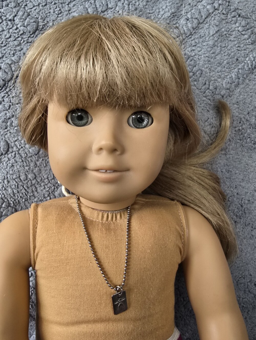 Vintage American Girl doll JLY #20 gray eyes blonde